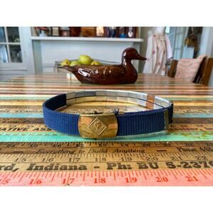 Boy Scouts BSA Cub Scout Belt W/ 12 Merit Badges Adventure Loop Slides Uniform